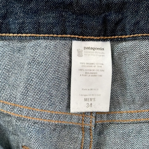 Patagonia Organic Cotton jeans. 34x30 EUC like new - Picture 2 of 3